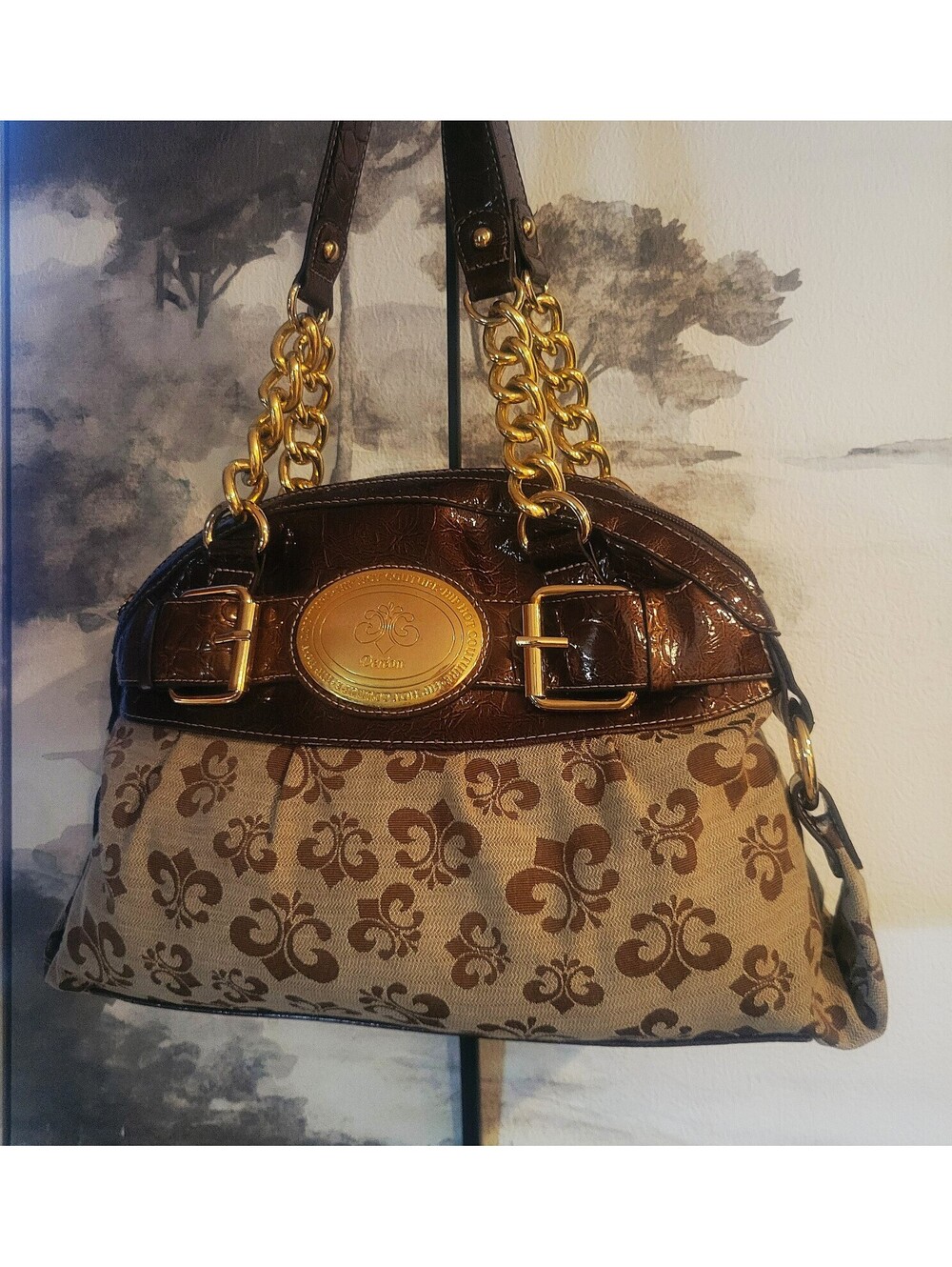 Vtg House of Deréon Y2K-Era Satchel Shoulder Bag (Beyoncé & Tina Knowles)